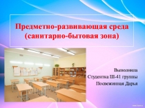 Предметно-развивающая среда