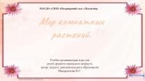 Презентация по программе Юный цветовод (5-6 класс)
