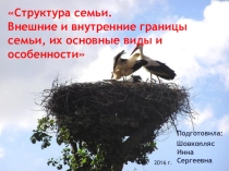 Презентация - Социальная педагогика Внешние и внутренние границы семьи