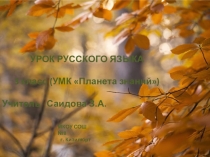 Презентация по русскому языку на тему Безударные гласные в корне слова (3 класс)