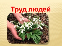 Презентация Занятия людей весной