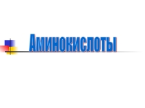 Аминокислоты с рисунками с урока.