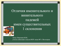 Презентация по русскому языку 5 класс Винительный падеж