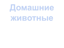 Презентация к уроку Домашние животные 1 класс программа Школа 2100