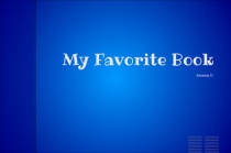 Презентация по английскому языку My favourite book