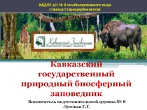 Кавказский государственный природный биосферный заповедник