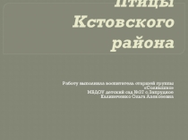 Птицы Кстовского района