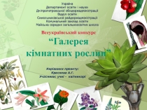 Презентація Галерея кімнатних рослин