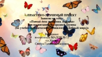 Презентация Занятие по духовно-нравственному воспитанию Бабочка