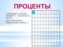 Презентация по математике на тему Проценты 6 класс