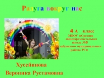 Работа моей ученицы Хусейиновой Вероники на конкурс Ученик Года