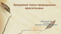 Презентация по технологии (обслуж.труд) на тему Узелковый батик (5 класс)