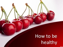 Healthy and unhealthy food