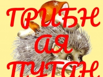 Презентация для осеннего утренника в детском садуГрибная путаница