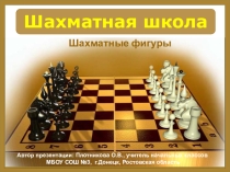 Презентация курса внеурочной деятельности Шахматные фигуры