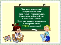 Презентация к уроку  Математика 2 класс на тему Таблица умножения.