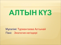 Презентация (Алтын күз )
