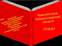 Презентация -Виртуальная книжная выставка Красная книга Калининградской области ПТИЦЫ