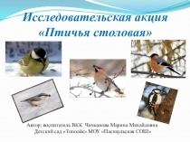 Исследовательская акция Птичья столовая