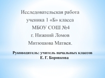 Презентация научно-исследовательской работы Блины 1 класс Митюшов Матвей.