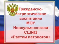 Презентация по гражданско-патриотическому воспитанию школьников