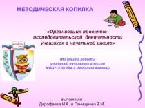 Организация проектно-исследовательской деятельности учащихся в начальной школе