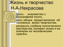 Презентация по литературе Жизнь и творчество Н.А. Некрасова