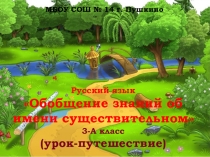 Презентация по русскому языку Обобщение знаний об имени существительном (3 класс)