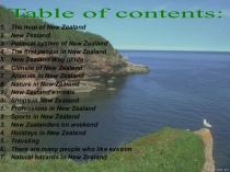 Презентация по английскому языку: New Zealand