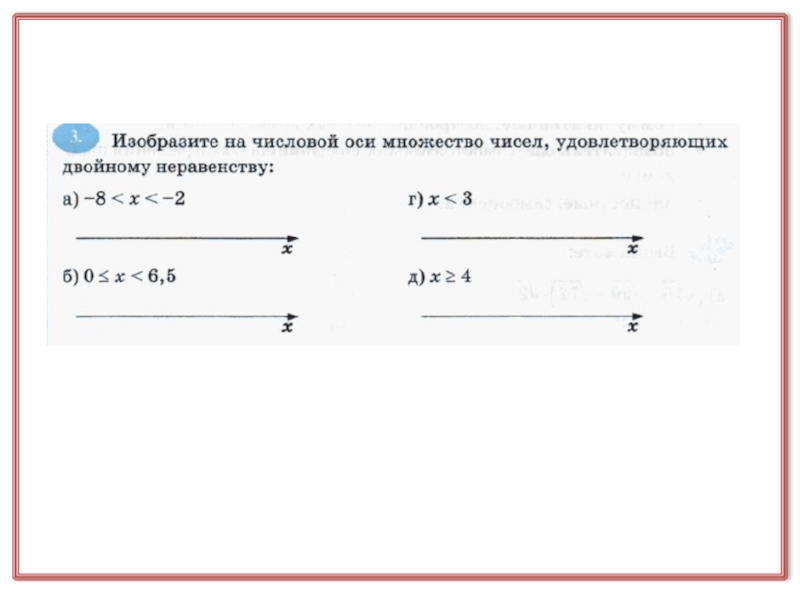 Презентация для проведения урока по теме неравенства