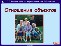 Презентация по информатике на тему: Отношения объектов