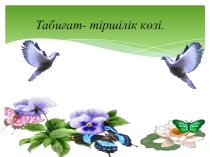 Тәрбие сағаты Табиғат - тіршілік көзі