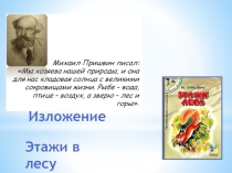 Презентация к уроку развития речи 2 класс Этажи в лесу