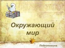 Презентация по окружающему миру на тему  Где зимуют птицы? (1 класс)