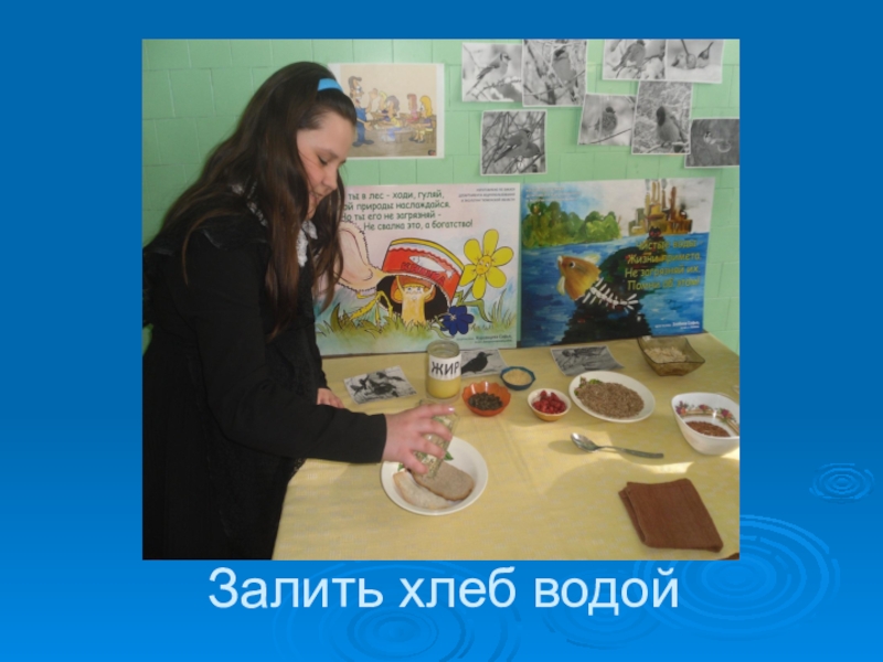 Презентация Залить хлеб водой Залить хлеб водой