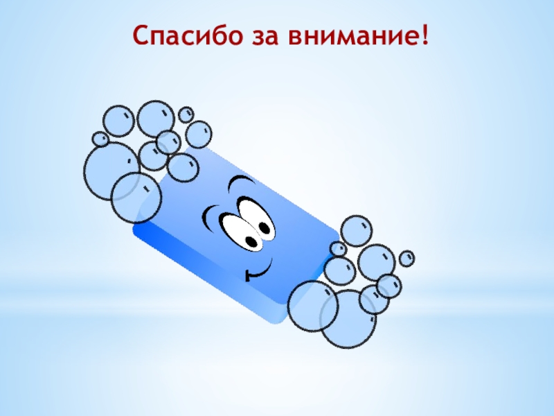 Исследовательская работа Фантастическое мыло Спасибо за внимание! Спасибо за внимание!