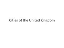 Citiies of the United Kingdom