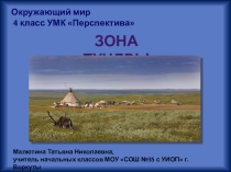 Презентация по окружающему миру на тему Тундра