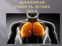 Презентация по физической культуре на тему Жизненная ёмкость легких (ЖЕЛ)