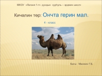 Кичәлин төр: Ончта герин мал.