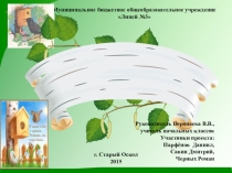 Презентация проектаСкворечник для птиц (3 класс)