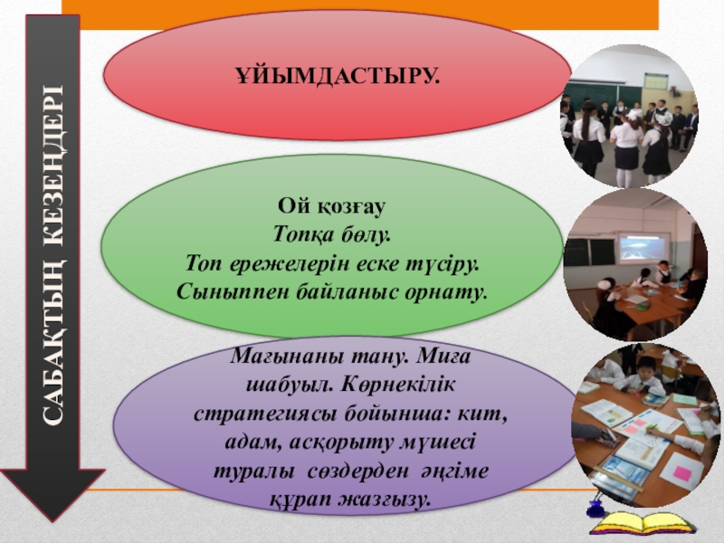 Презентация по родному языку на теме Киттин жуткыншагы неге мундай САБАҚТЫҢ КЕЗЕҢДЕРІОй қозғауТопқа бөлу.Топ ережелерін еске түсіру.Сыныппен байланыс орнату.Мағынаны тану. Миға САБАҚТЫҢ КЕЗЕҢДЕРІОй қозғауТопқа бөлу.Топ ережелерін еске түсіру.Сыныппен байланыс орнату.Мағынаны тану. Миға шабуыл. Көрнекілік стратегиясы бойынша: кит, адам,