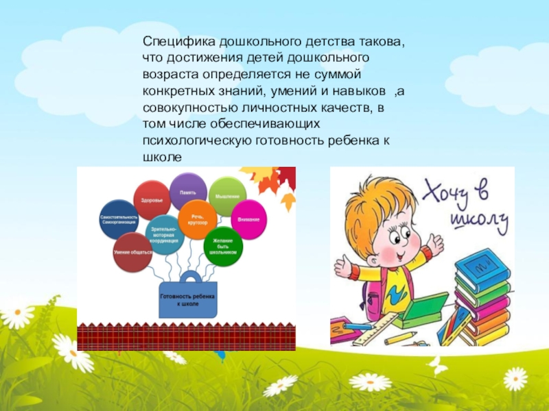 Требования предъявляемые к современной образовательной деятельности в ДОУ Специфика дошкольного детства такова, что достижения детей дошкольного возраста определяется не Специфика дошкольного детства такова, что достижения детей дошкольного возраста определяется не суммой конкретных знаний, умений и навыков