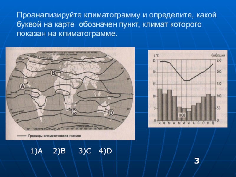 На рисунке показаны климатограммы характеризующие климат пунктов а и в