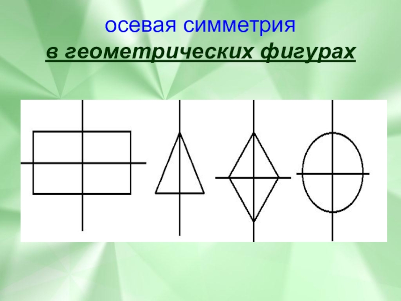 Ось симметрии 6 класс рисунки - 92 фото