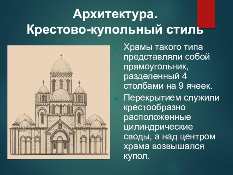 Особенности храмов. Архитектура древней Руси крестово купольный храм. Крестово купольный стиль в архитектуре. 12. Крестово-купольный Тип византийских храмов. Крестово-купольный Тип храма на Руси.