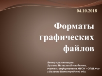 Презентация по информатике (элективный курс Компьютерная графика), 10 класс