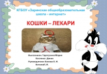 Презентация проекта Кошки - лекари