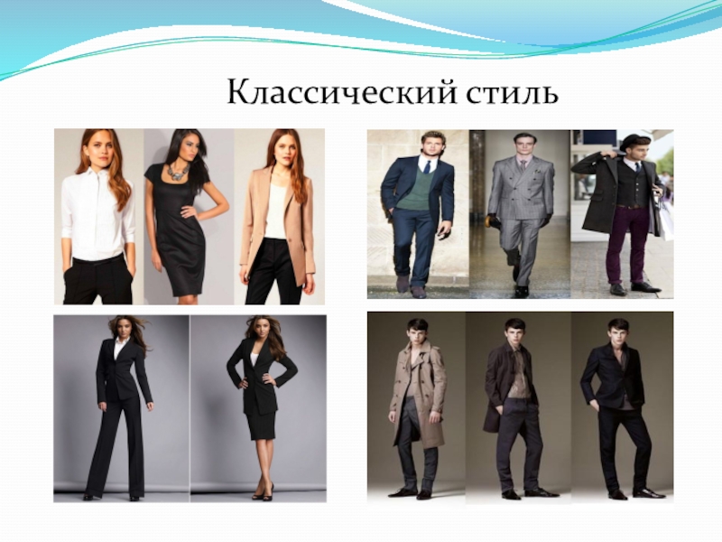 Разные стили одежды и их названия