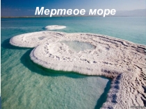 Презентация по географии на тему Мертвое море (6 класс)